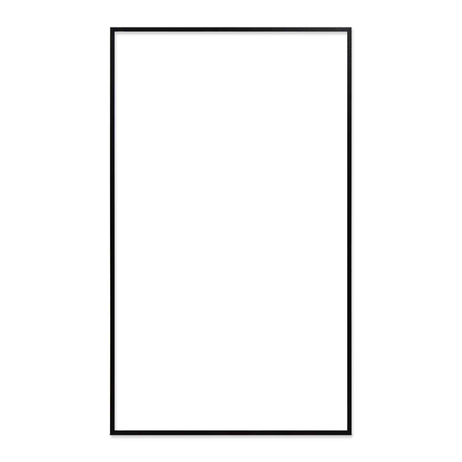 Ramme 50 x 85.4 cm – sort egetræ