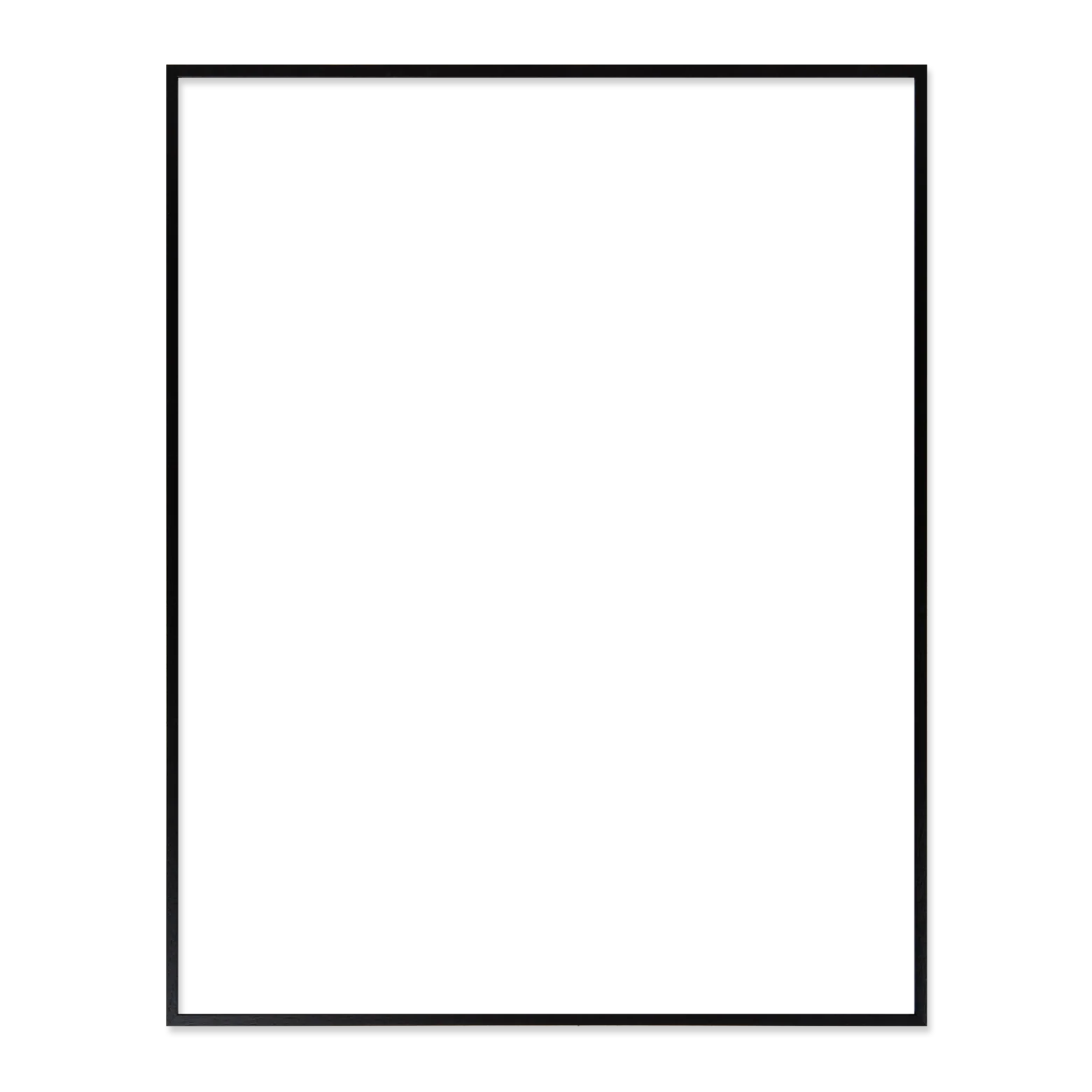 Ramme 57.5 x 72.8 cm – sort egetræ - Image 2