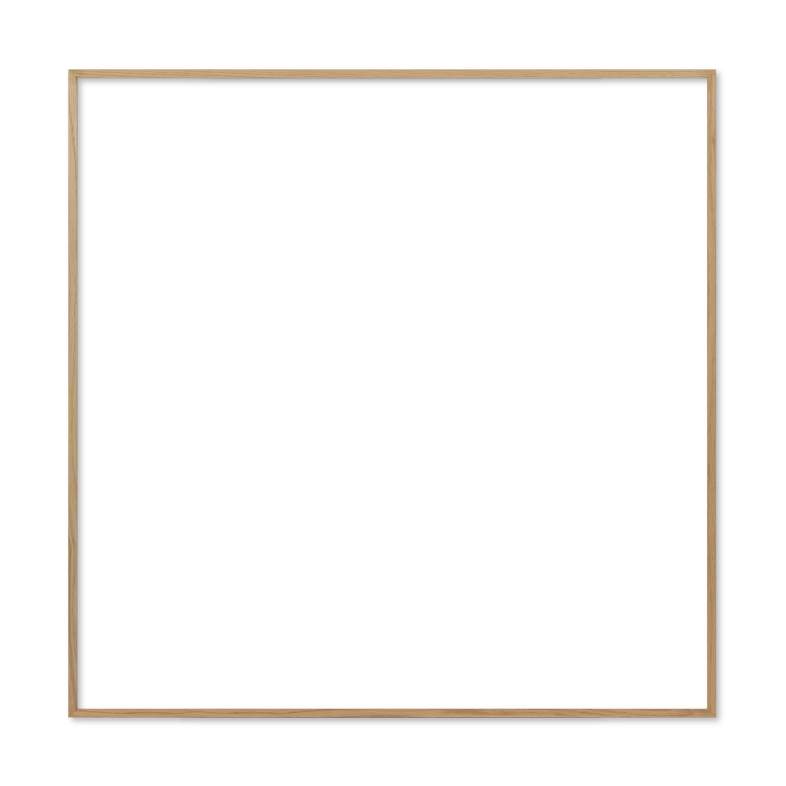 Ramme 59.4 x 59.4 cm – egetræ natur