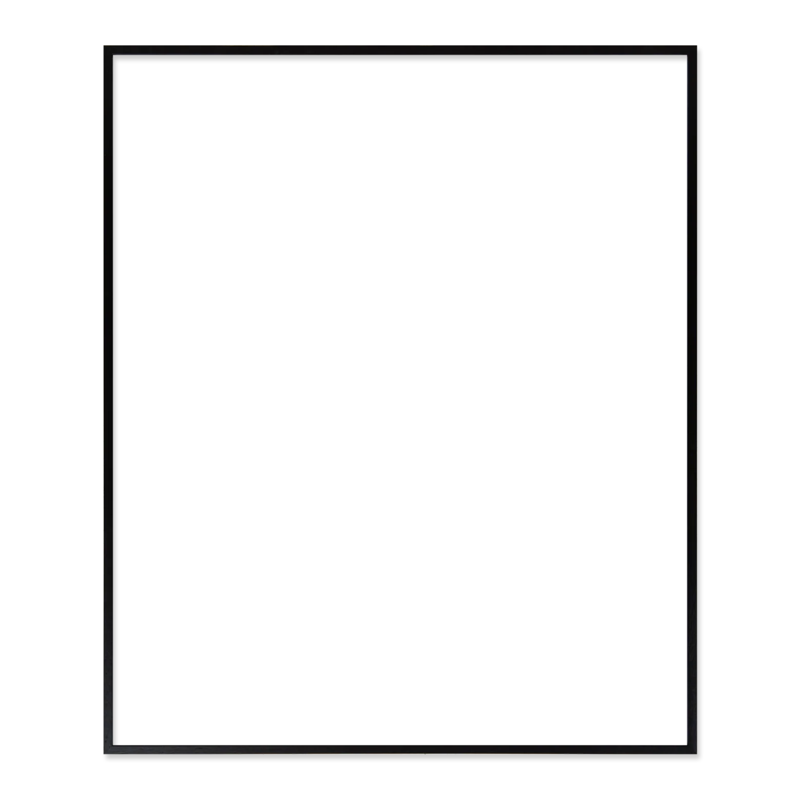 Ramme 59.4 x 71.4 cm – sort egetræ - Image 2