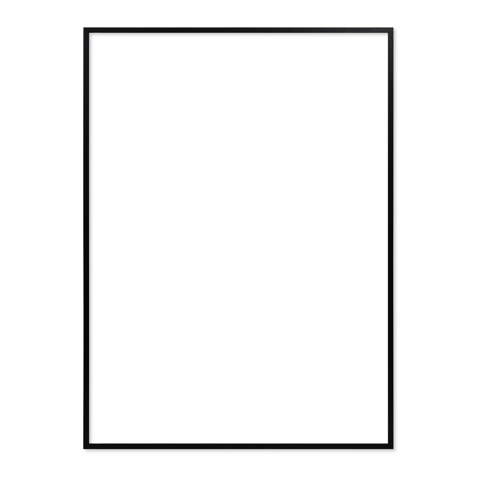 Ramme 62 x 84.9 cm – sort egetræ