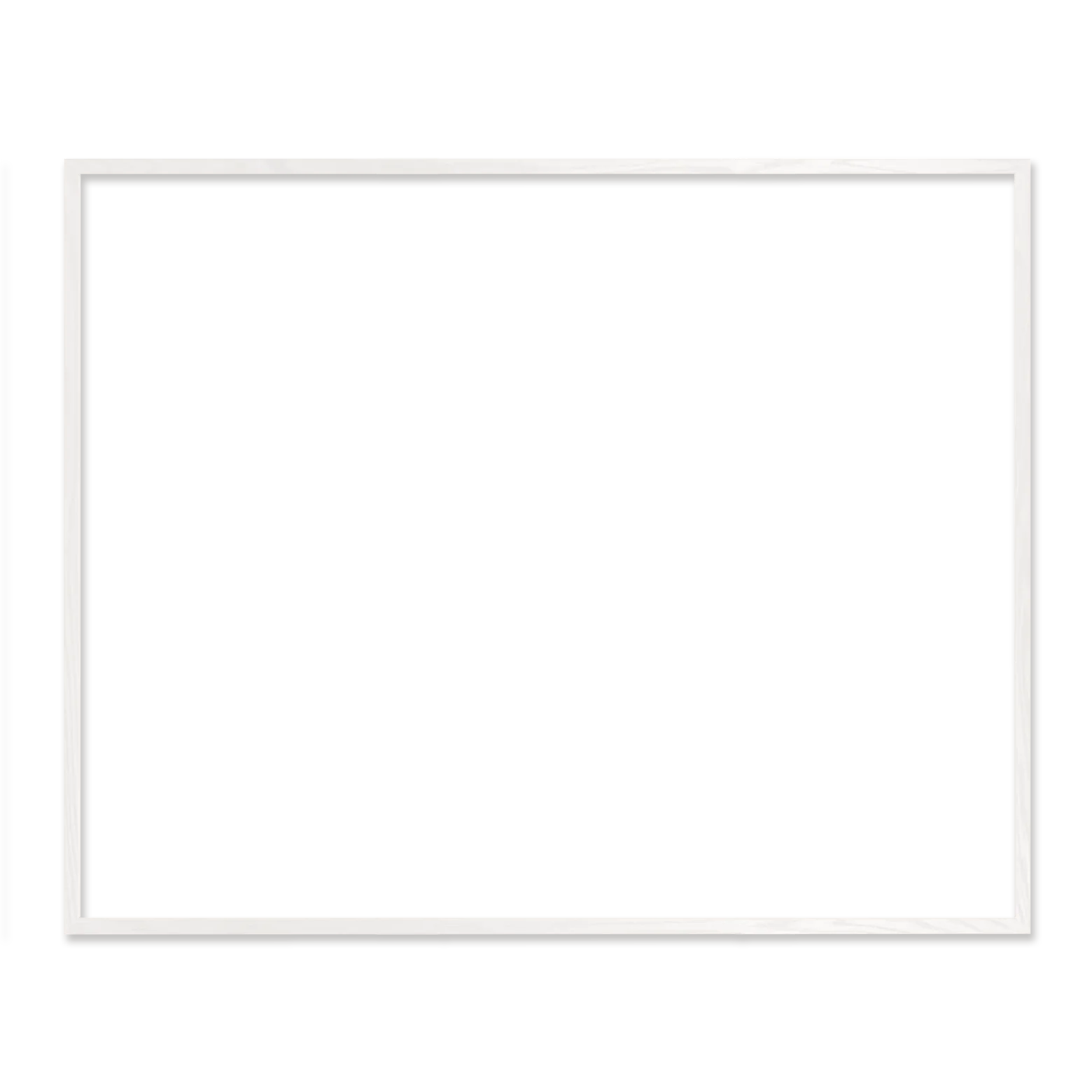 Ramme 80 x 100 cm – hvid egetræ - Image 2