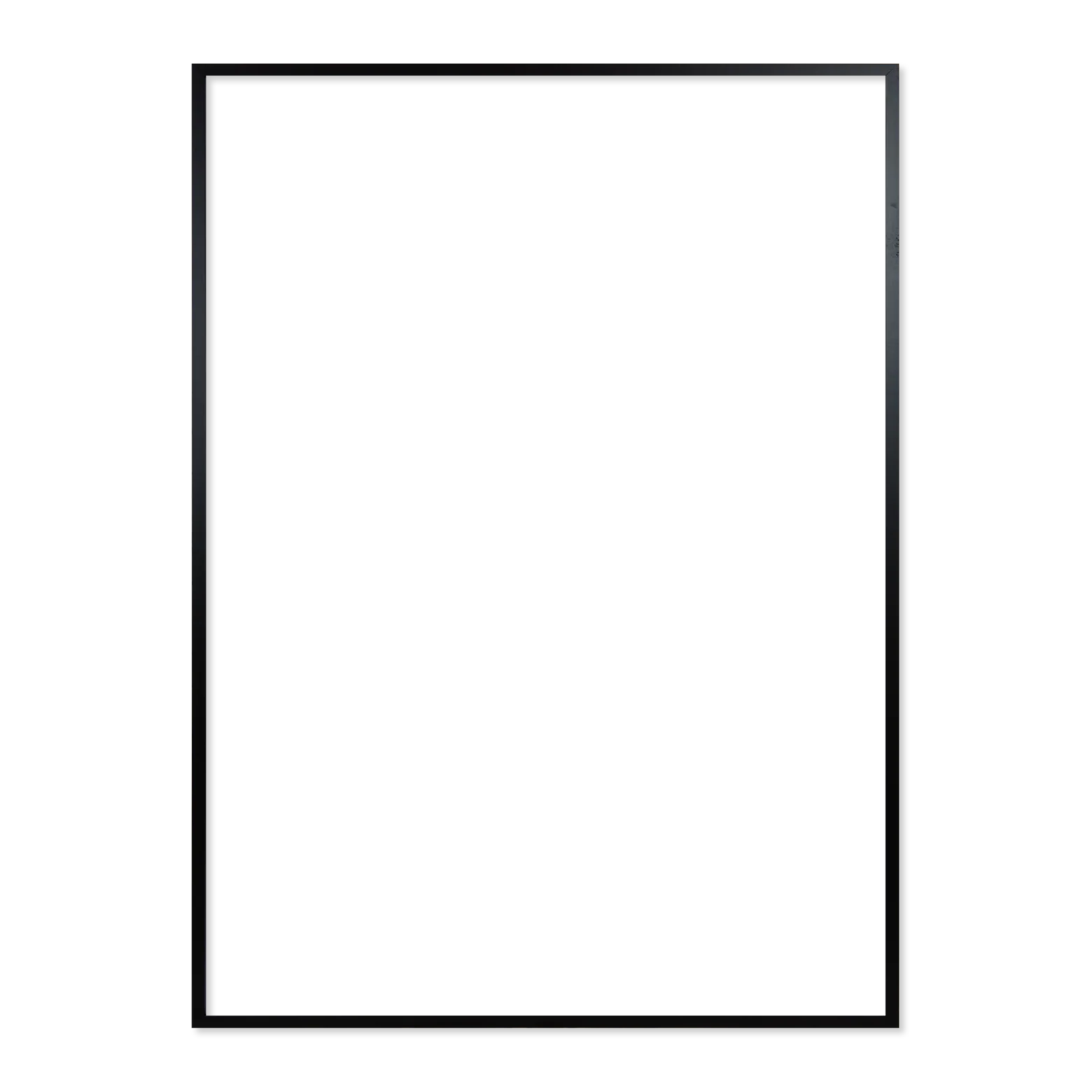 Ramme 84 x 115.8 cm – sort egetræ - Image 2