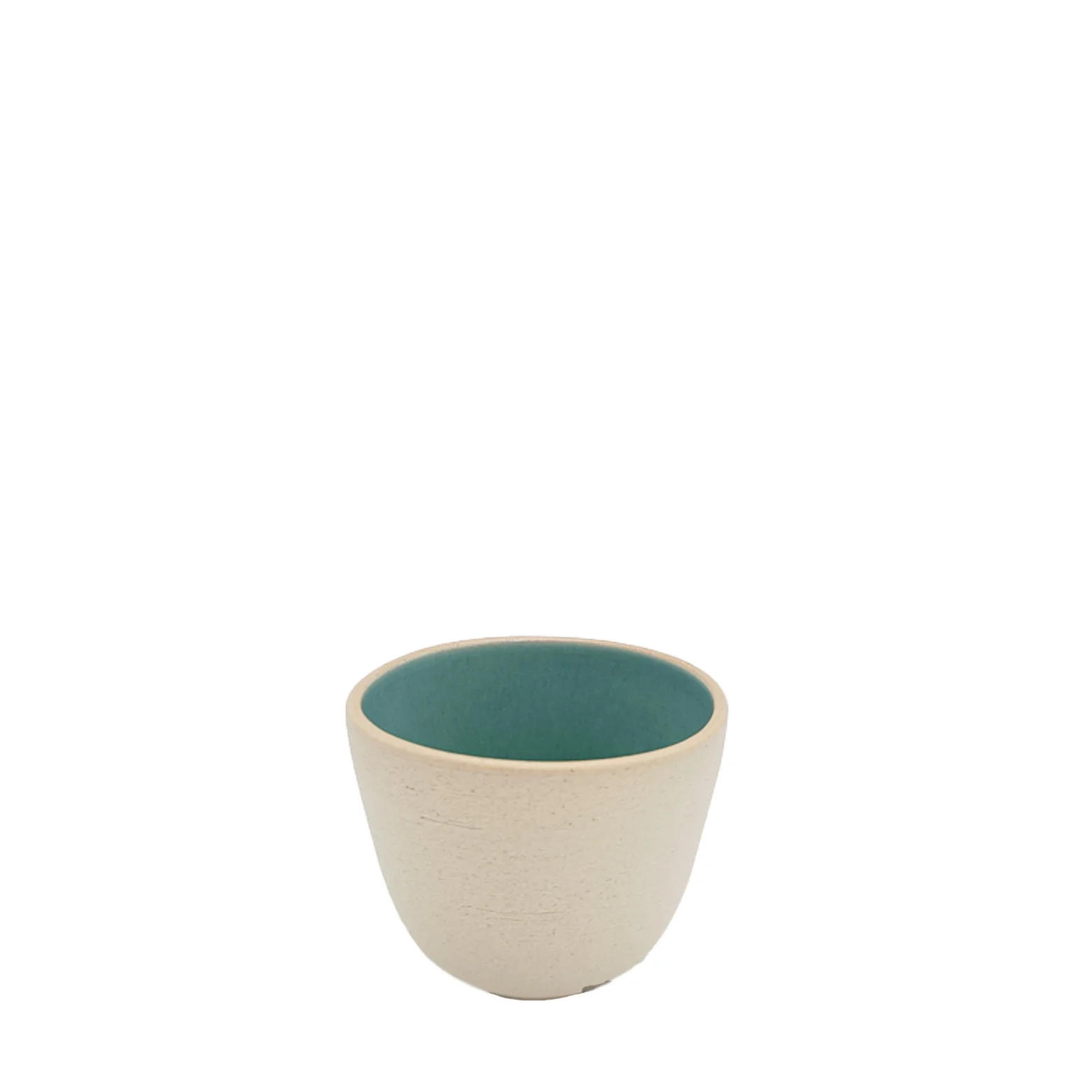 Espresso kop med indvendig glasur