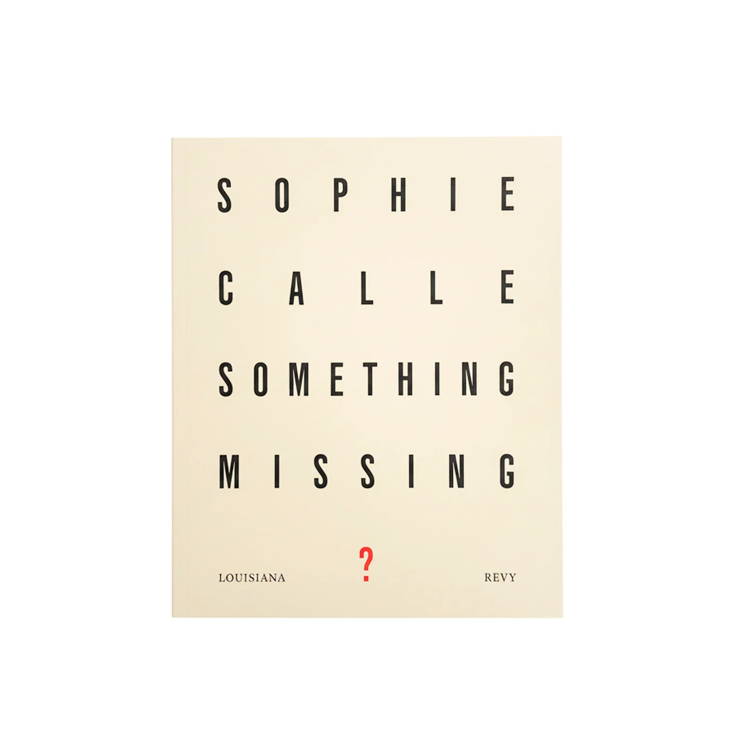Udstillingskatalog – Sophie Calle (engelsk)