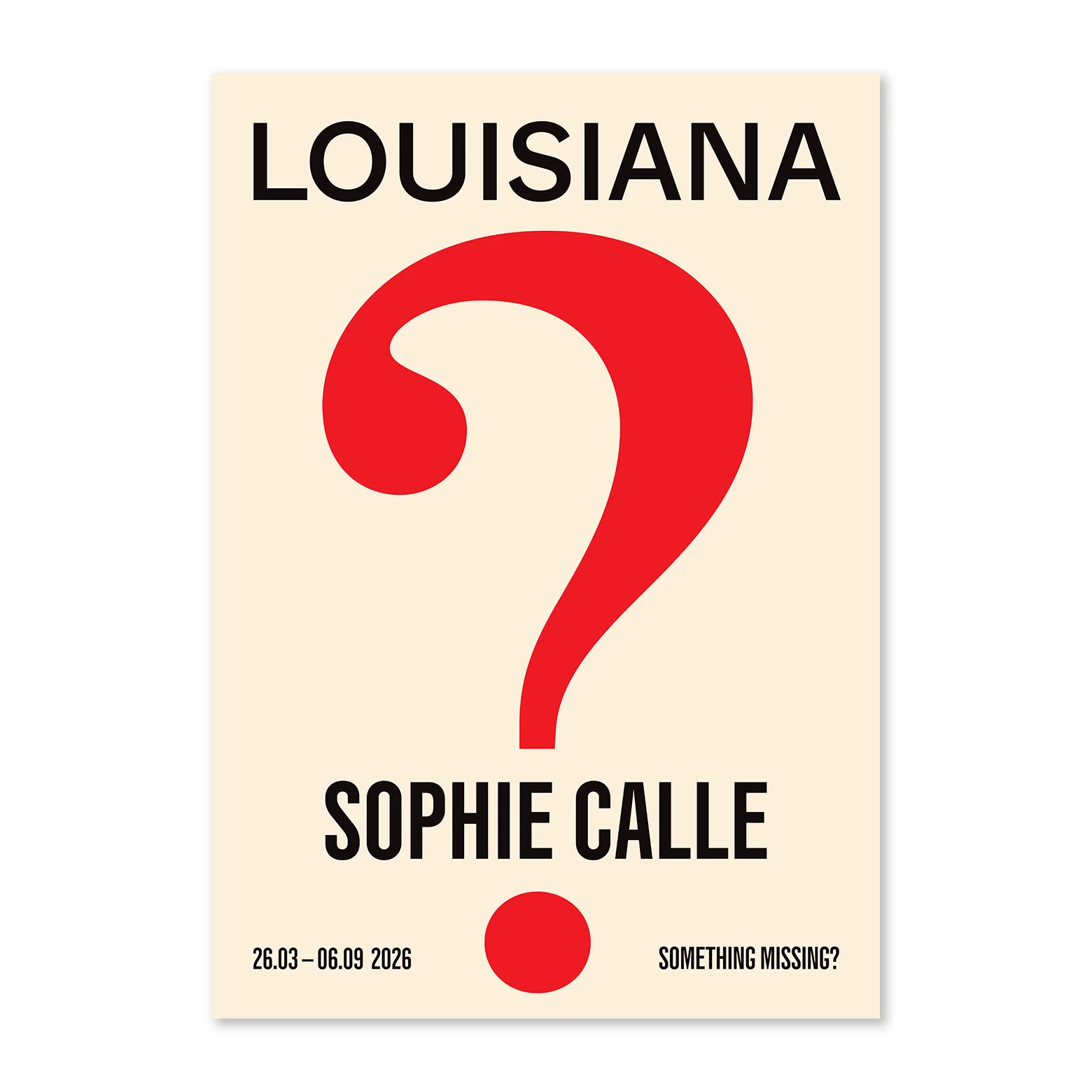 Sophie Calle – Something missing?