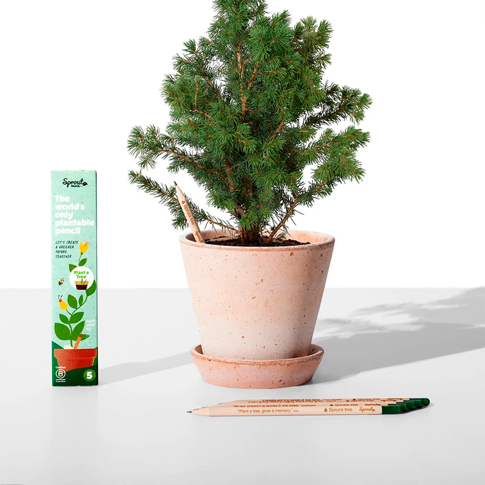 Plantbar blyant – sæt af fem - Image 2