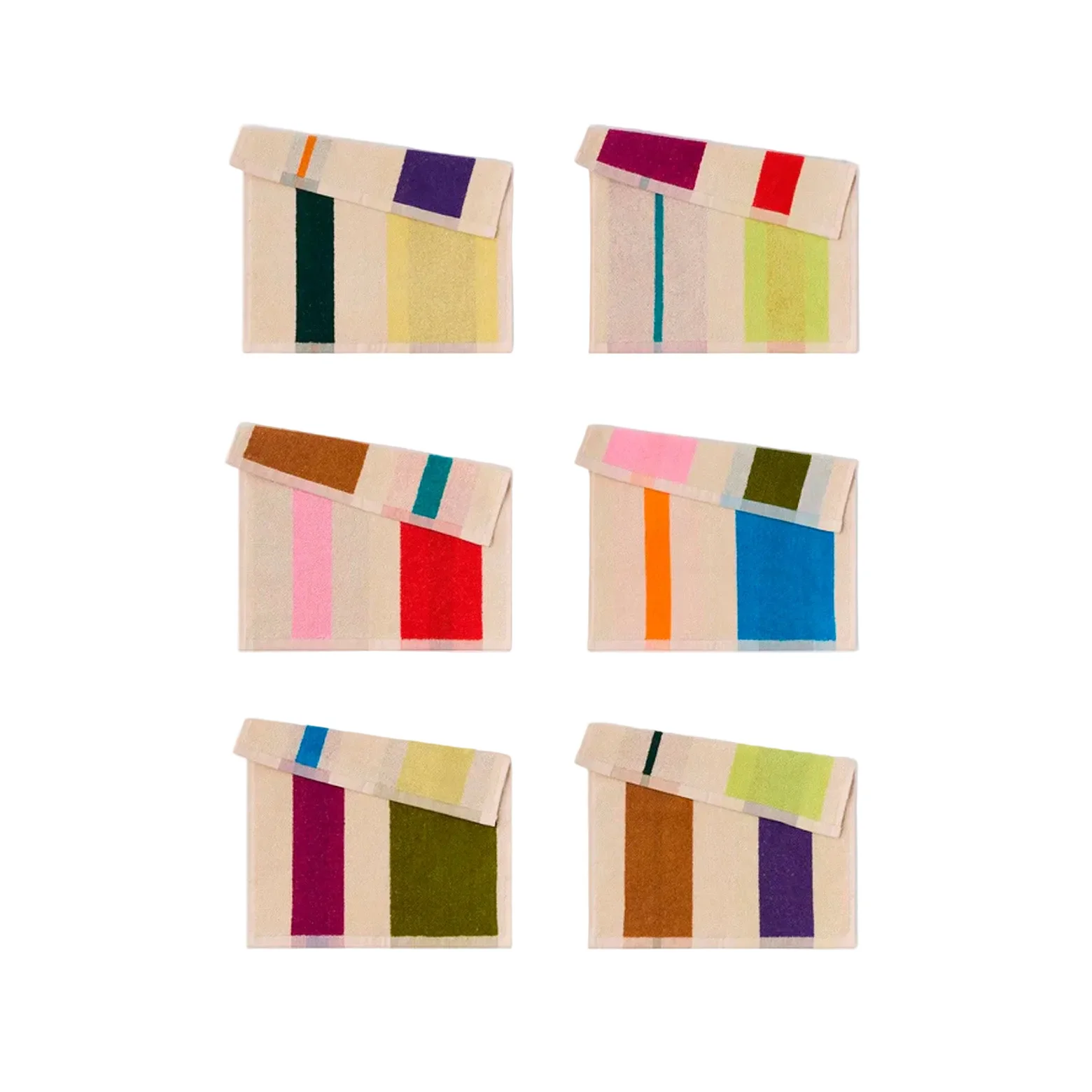 Gaveæske – Gæstehåndklæder 30x30 6 stk - Image 2