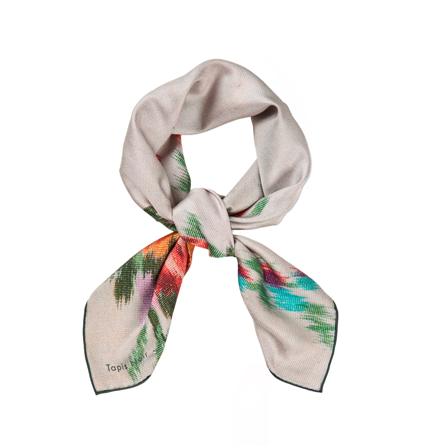 Tørklæde – Classical White Flower Scarf - Image 2