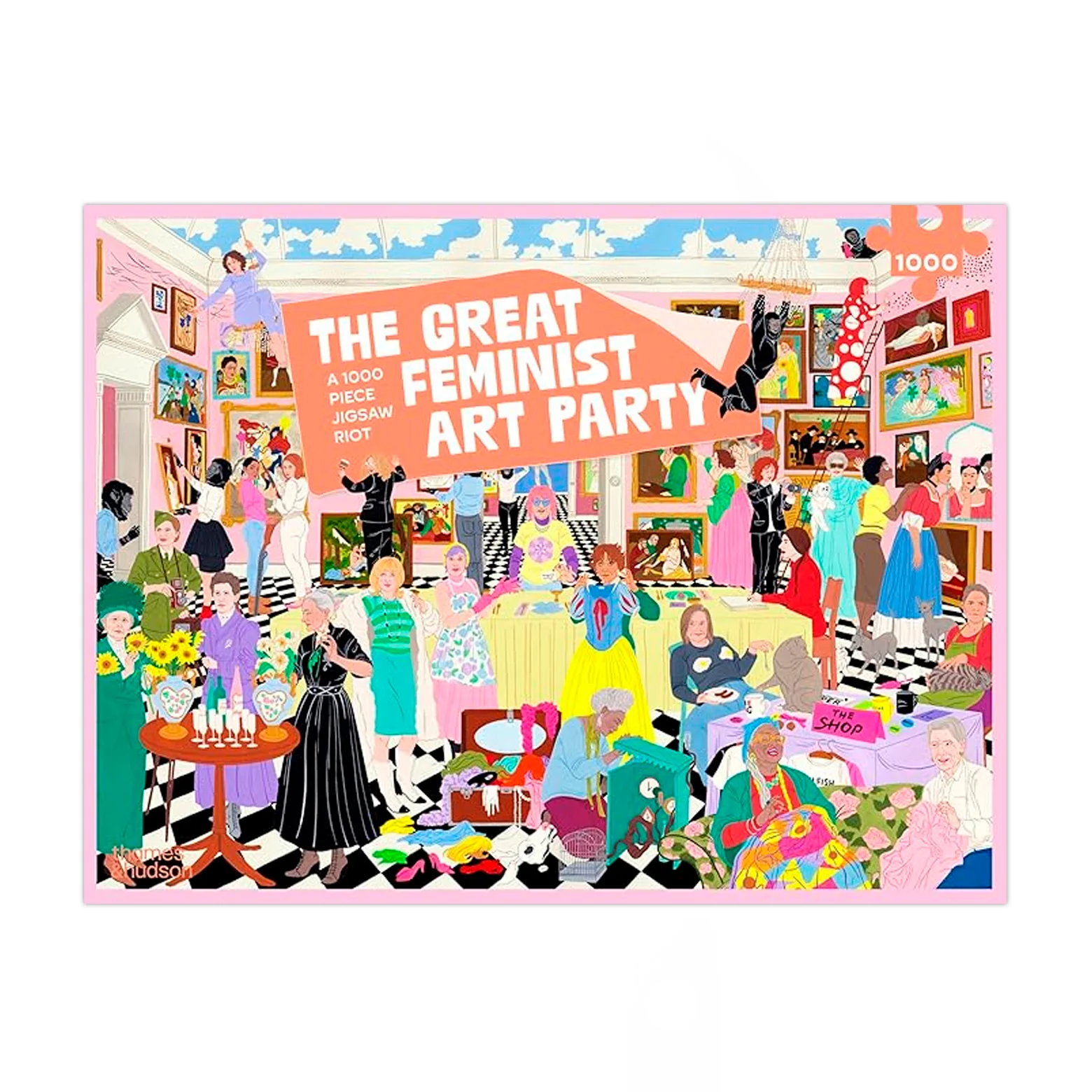 The Great Feminist Art Party - A 1000 Piece Jigsaw Riot