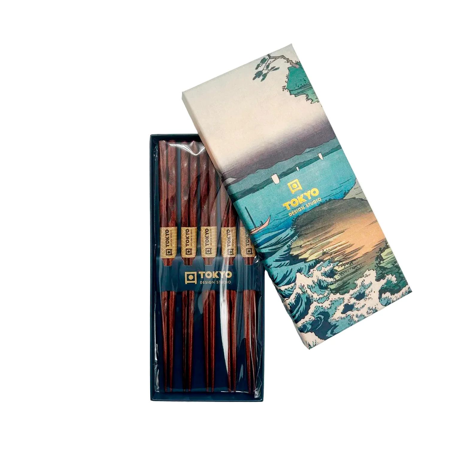 Chopstick Giftset Twisst Brown