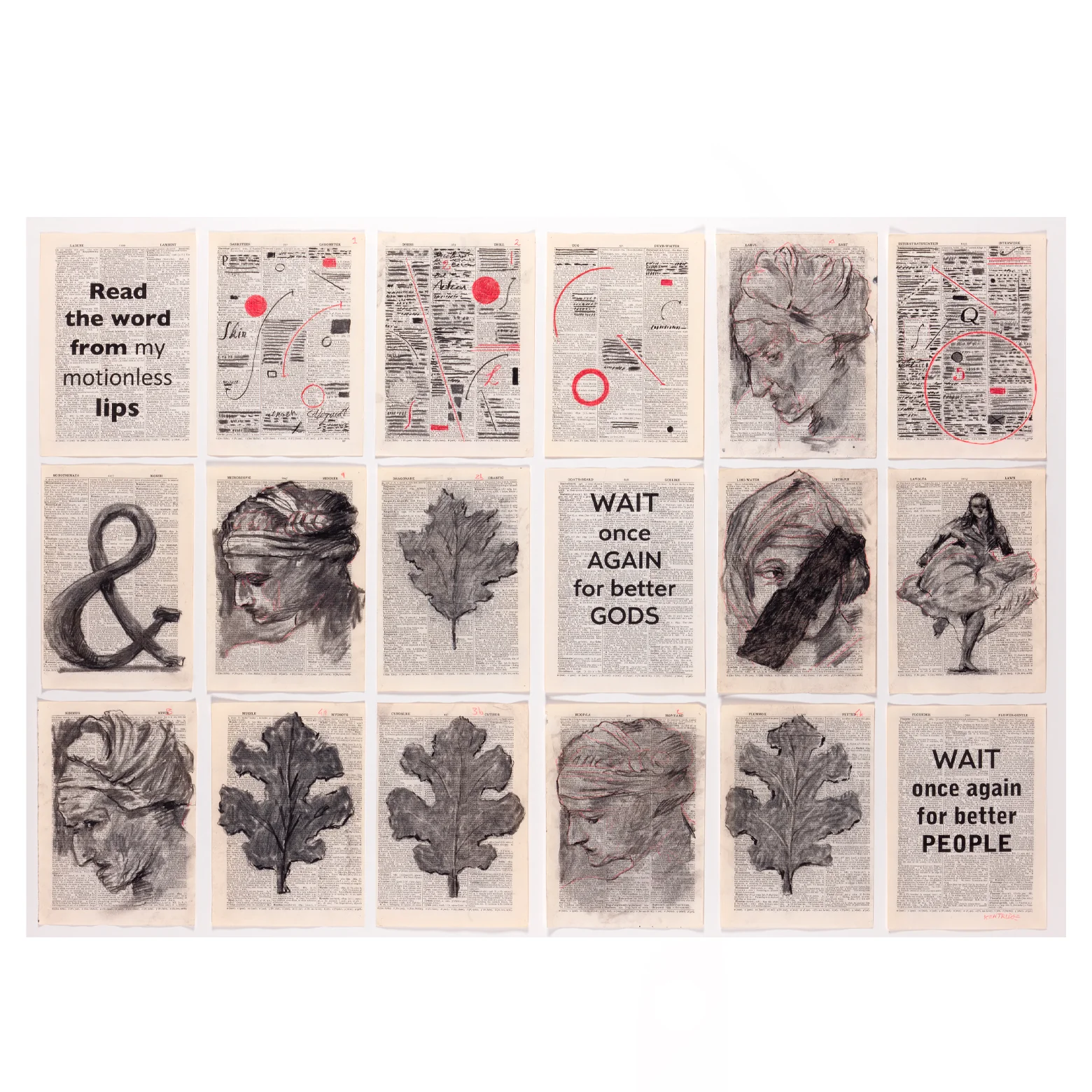 Postkort – William Kentridge – Drawing for Sibyl 2022